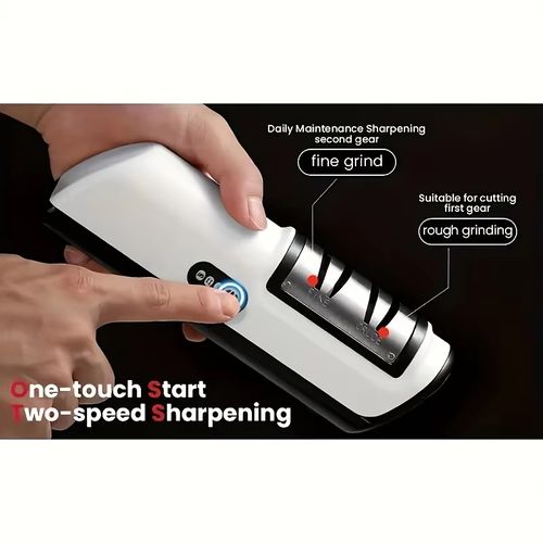 Household Electric Sharpener Automatic Knife Scissors Sharpening Tool