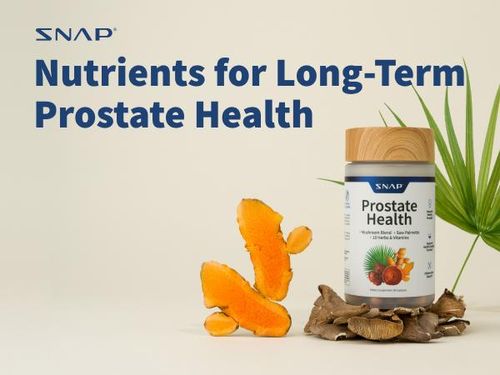 Snap Supplements - Natural Prostate Supplement for Men - Saw Palmetto Extract & Turmeric - Urinary Tract Health - 3rd party tested