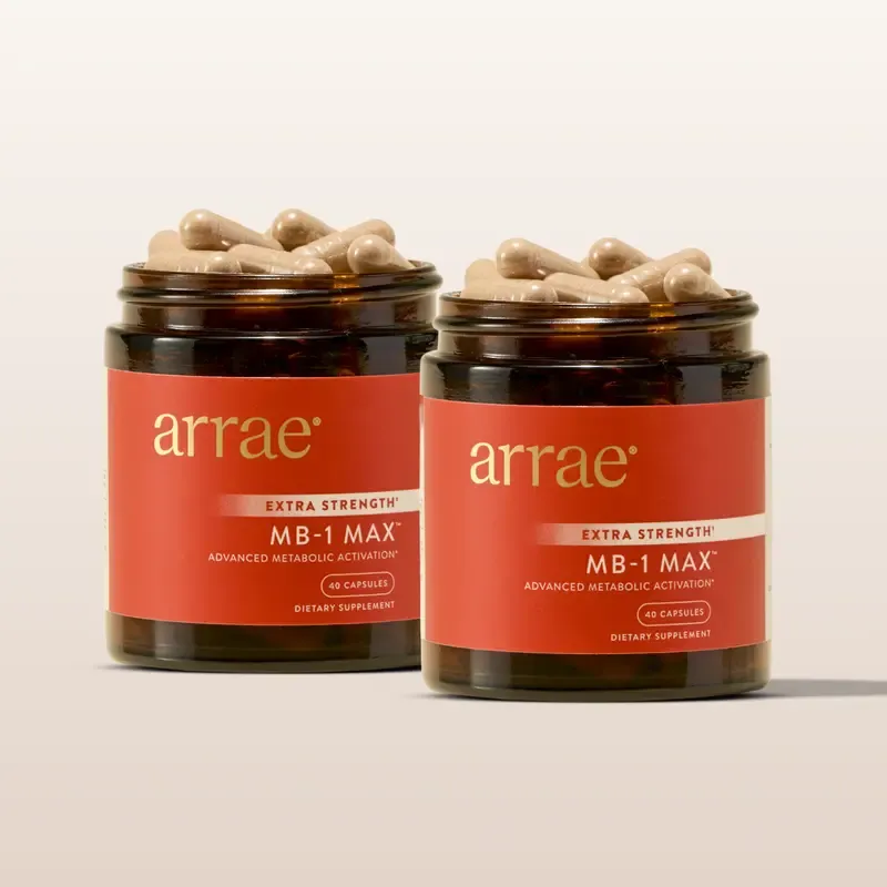 Arrae MB-1 | Natural Energy, Cholesterol, & Overall Health Support 20-Day Supply| Organic Nutrition Dietary Supplement Healthcare Vitamins Probiotic Blend Edible Fitness