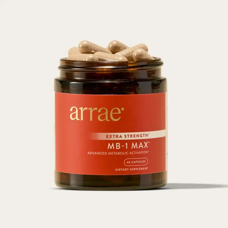 Arrae MB-1 | Natural Energy, Cholesterol, & Overall Health Support 20-Day Supply| Organic Nutrition Dietary Supplement Healthcare Vitamins Probiotic Blend Edible Fitness