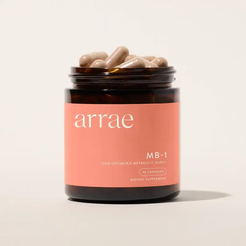 Arrae MB-1 | Natural Energy, Cholesterol, & Overall Health Support 20-Day Supply| Organic Nutrition Dietary Supplement Healthcare Vitamins Probiotic Blend Edible Fitness