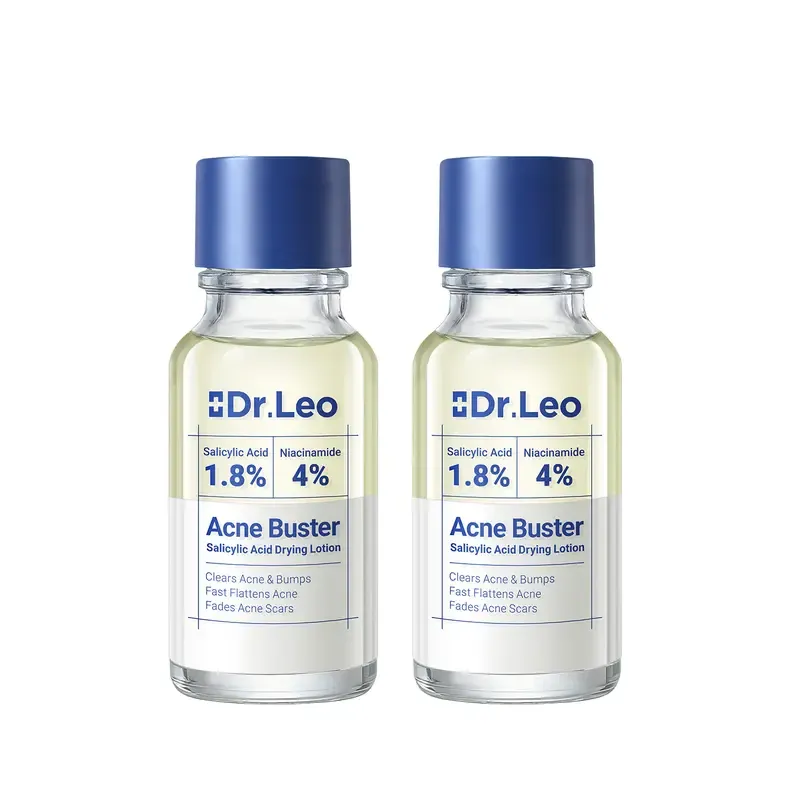Dr.Leo Drying Lotion | Pimple Treatment & Body Acne Treatment | Visibly Shrinks Pimples in 24 Hours & Helps Fade Acne Marks in 7 Days | With 1.8% Encapsulated Salicylic Acid, 4% Niacinamide & 10% Sulfur (20ml)