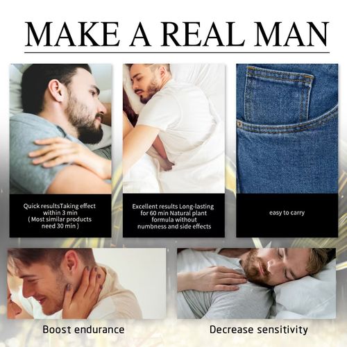 JJLBRO Men's External Delayed Spray – Mildly desensitizes for fast-acting, long-lasting control that extends every intimate moment.