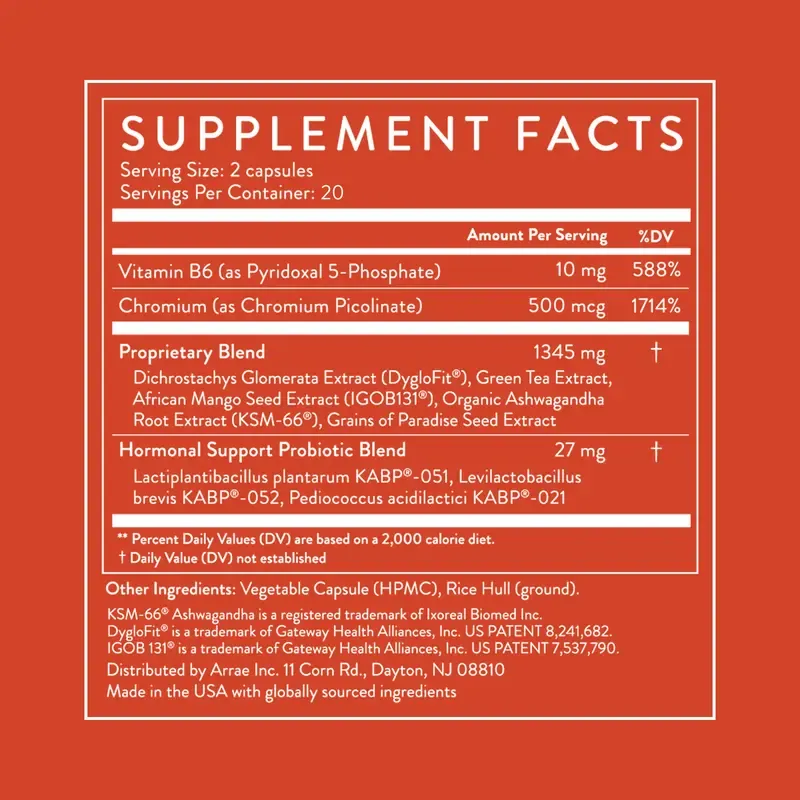 Arrae MB-1 | Natural Energy, Cholesterol, & Overall Health Support 20-Day Supply| Organic Nutrition Dietary Supplement Healthcare Vitamins Probiotic Blend Edible Fitness
