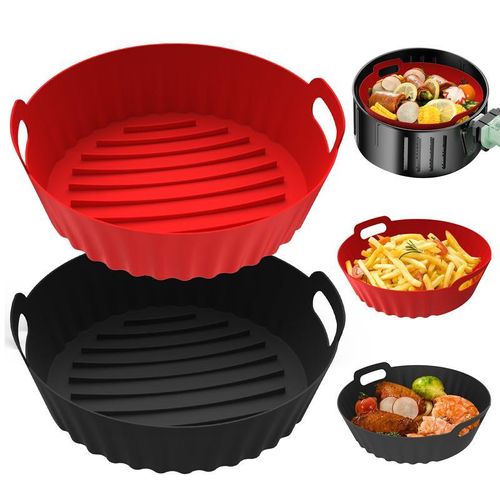 💥Square silicone air fryer liner,Heat-resistant oven lining(4pcs)