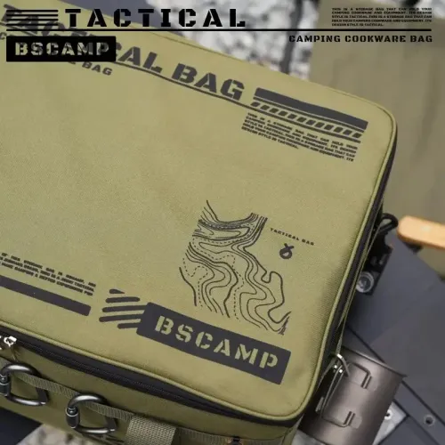 30-42L Tactical Camping Storage Bag Insulated Folding Box Waterproof Picnic Tableware Field Equipment Outdoor Gear Organizer