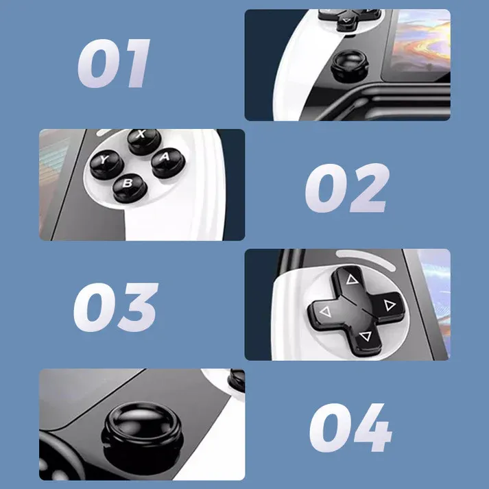 Multifunctional 5.5 Inch X9 Handheld Game Console Portable Retro Video Game Console