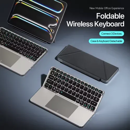 2026 New Arrival Portable Foldable Bluetooth Keyboard