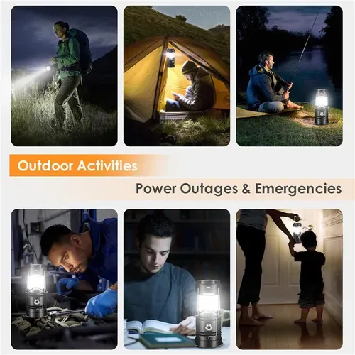 Solar-powered rechargeable emergency light