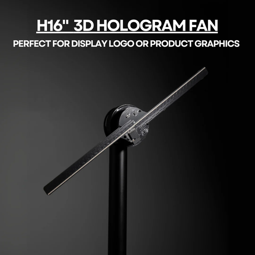 3D Advertising Hologram WiFi Connection HD LED Portable Design 42CM