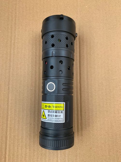 Handheld laser transmitter