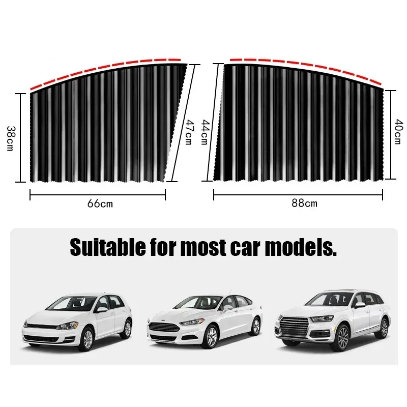 Magnetic Car Sun Shade Shield Side WindowCurtain Auto Uv Protection Sun Visor Blinds Cover