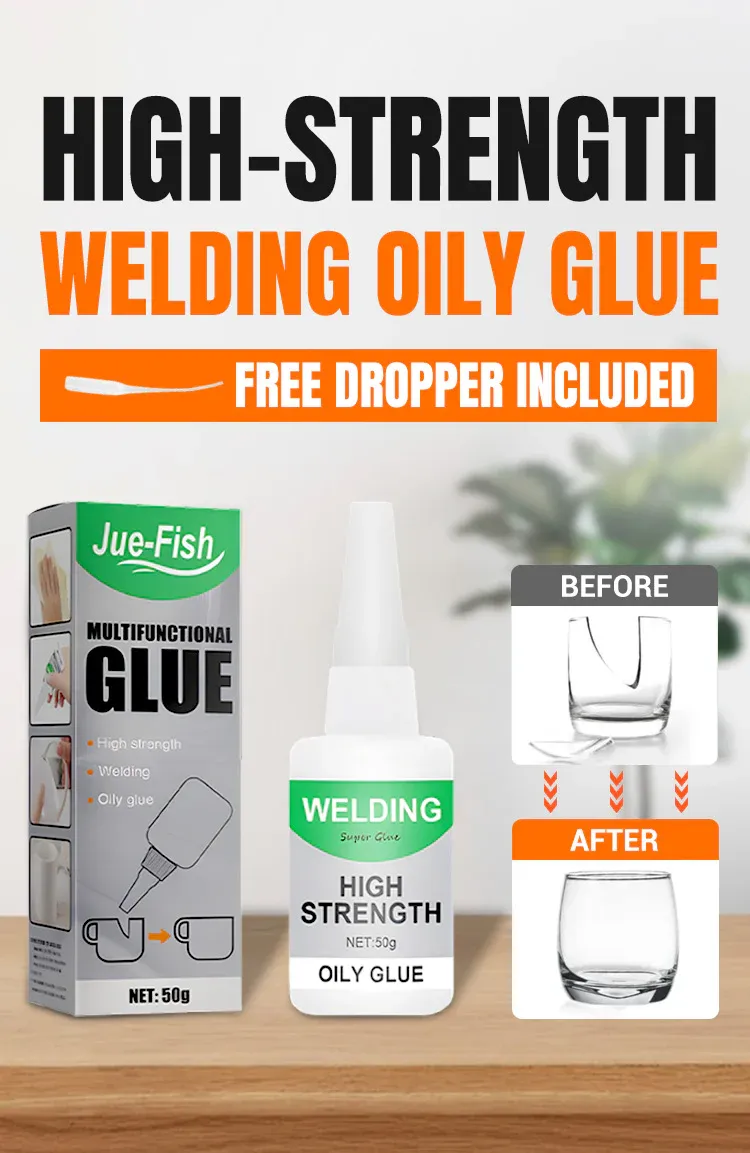 5 bottles of high-strength welding adhesive, with droppers included.500G