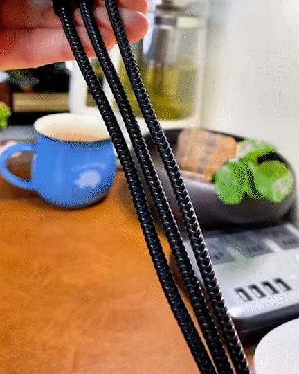 100W Fast Charging 3-in-1 Data Cable with Night Light 1.2m