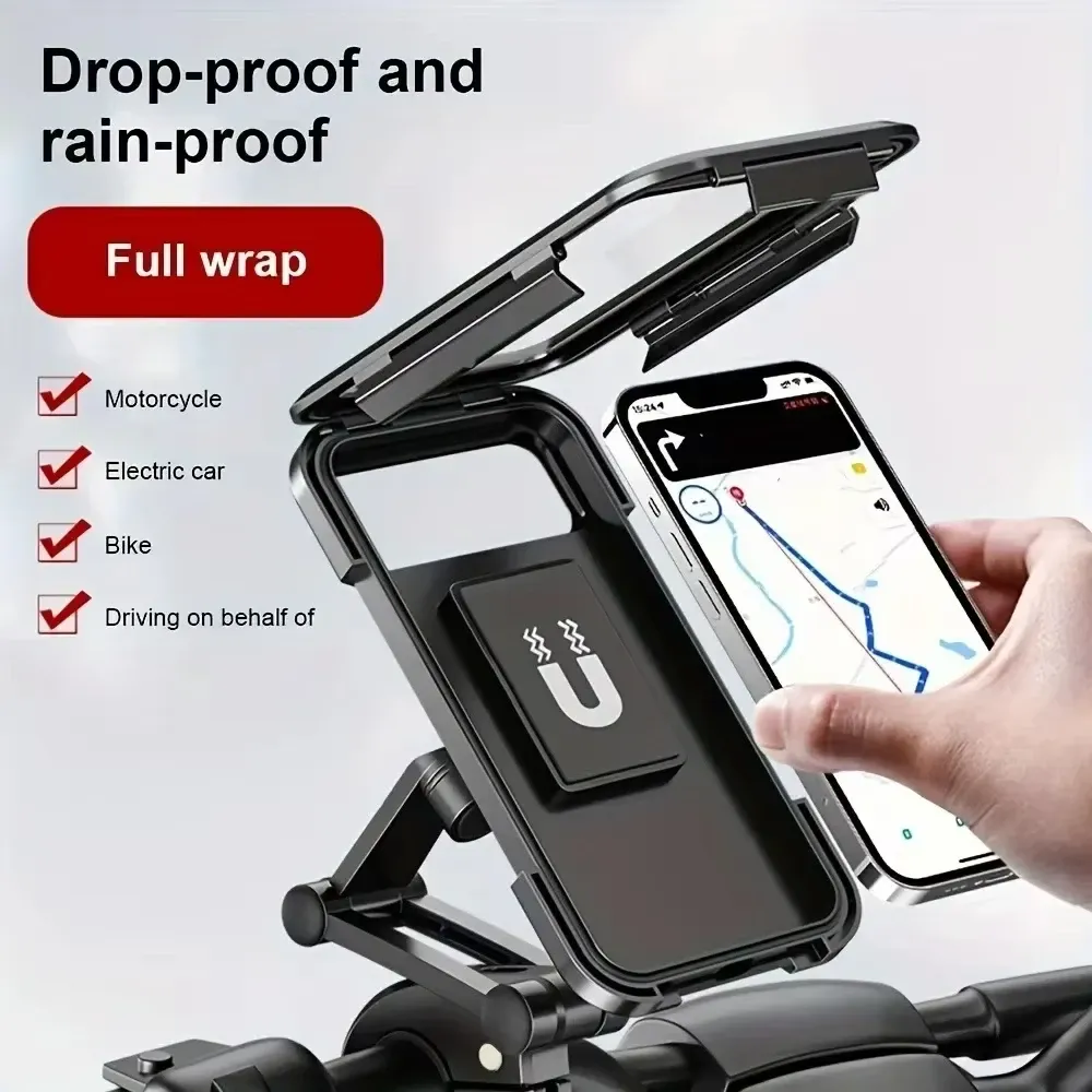 Motorcycle Bicycle Phone Mounts and Waterproof Protective Cases