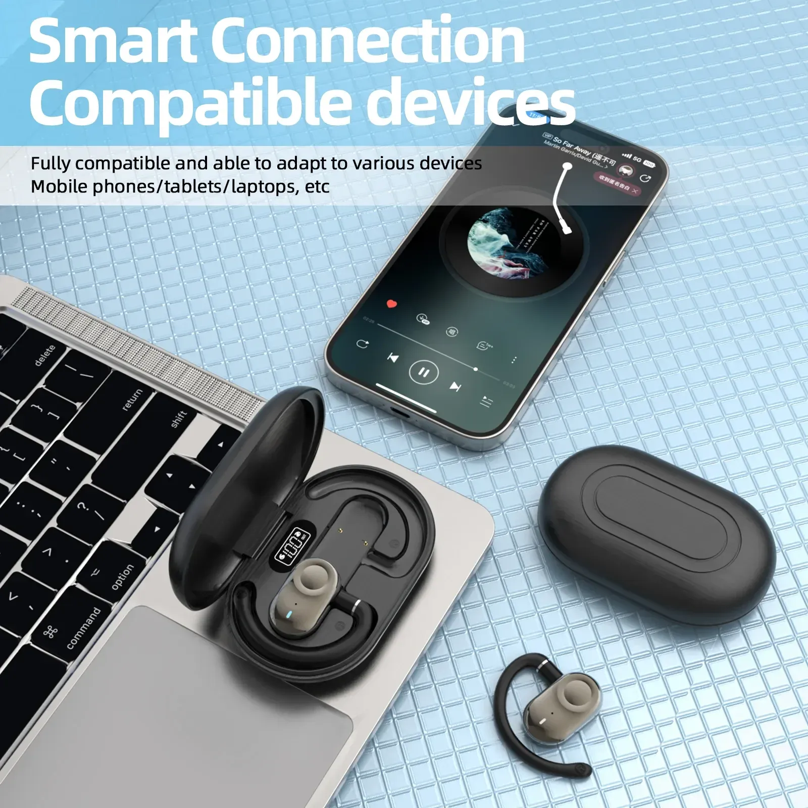 2026 popular smart air conduction earphones for high-definition communication