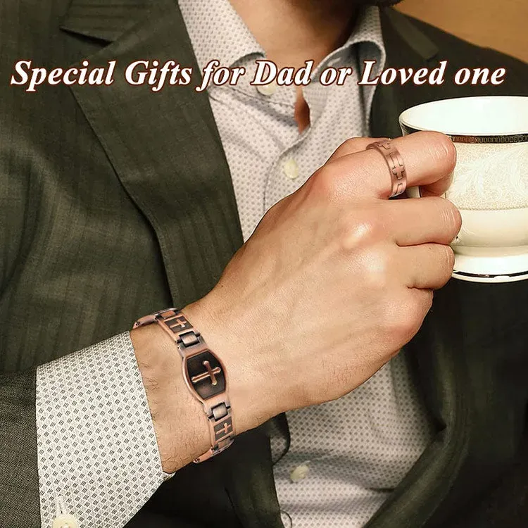 Magnetic Cross Bracelet