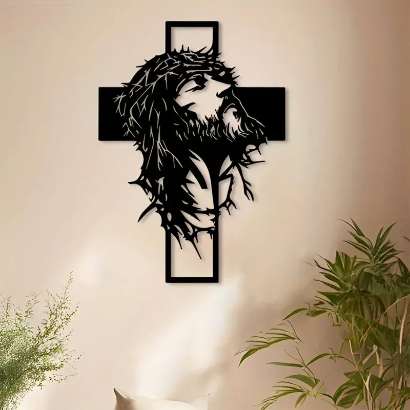 ✝️ Metal Cross Wall Decor💝