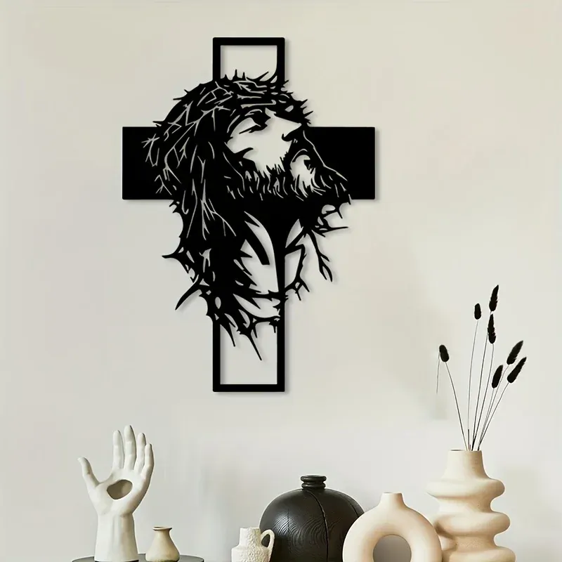 ✝️ Metal Cross Wall Decor💝
