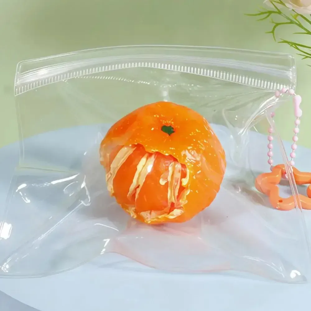 Soft Orange Anti-Stress Ball Simulated Fruit Stress Relief Toy Slow Rebound Decompression Pinch Toy for  Relax