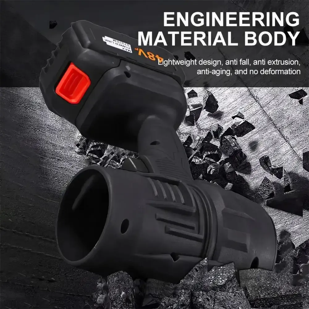 Wireless Lithium-powered Storm Blower  High-Power Leaf Dust Blower Industrial Air Gun