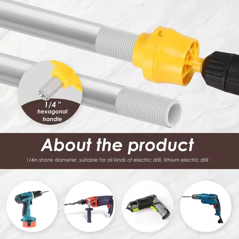 6pcs Pipe Threader Kit Internal Thread Opener Pvc Plastic Pipe Electric Tool PVC Thread Making Tool