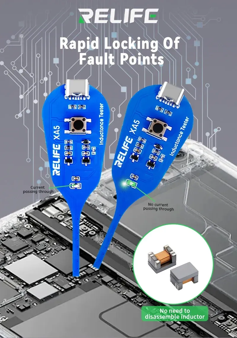 🧰 Inductance Tester, Motherboard Coil Tester, Electromagnetic Induction, Inductance Detection Tool, Type-C Interface.
