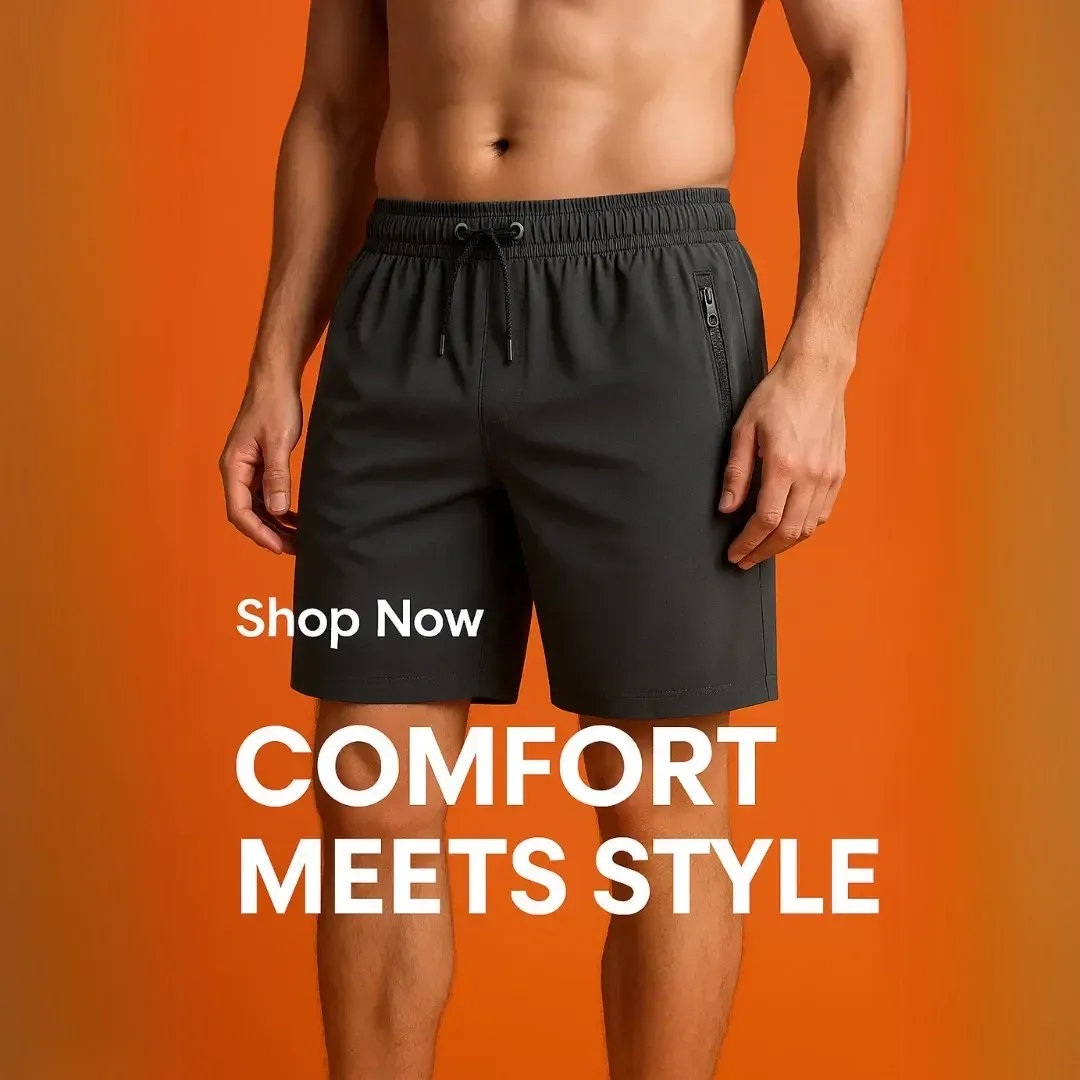 3 Pack High-Quality Cotton-Poly Blend Stretch Shorts— Soft, Breathable, and Fade-Resistant