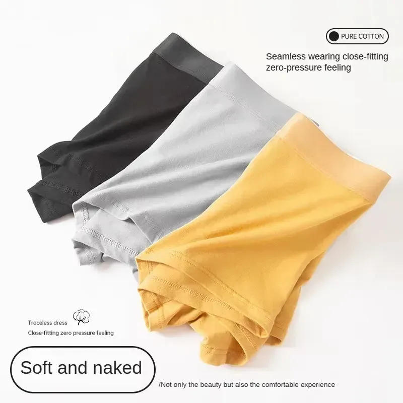3-Pack Men's Magnetic Underwear — Pure Cotton, Breathable, Luxuriously Comfortable Boxer Briefs