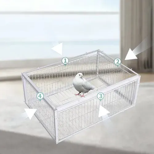 AutoTrap Bird Cage - Entry Only, No Exit, With Base🎄🔥⏰✨