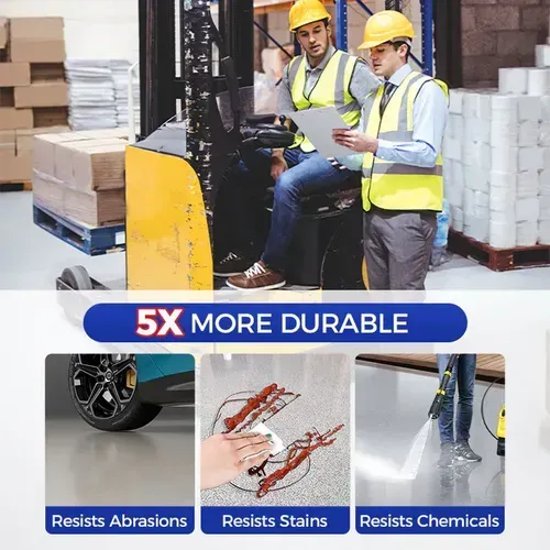 High-Gloss Marble Finish Epoxy Floor Coating 1kg per barrel