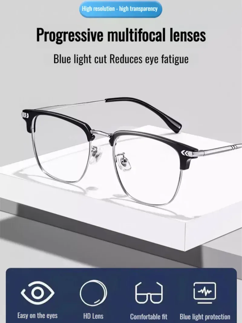 Auto-Zoom Anti-Blue Light Intelligent Glasses