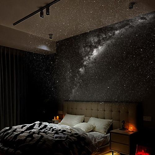 2-in-1 Starry Sky Projector & Night Light + 10 Interchangeable Projection Discs