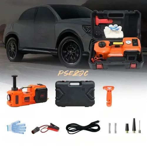 12V Car Mounted Electric Hydraulic Jack Sedan Version 45CM Inflation Pump Tire Changing Tool