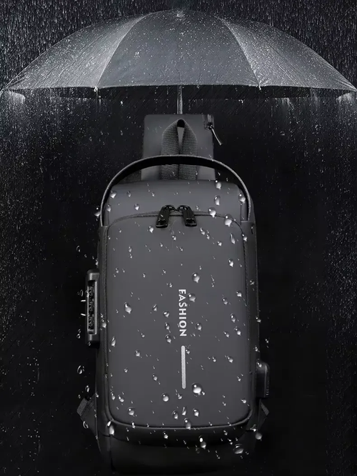 SecureCharge Fashion Backpack – Anti-Theft with Password Lock & USB Charging Port