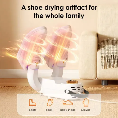 Gen Household Foldable Shoe Dryer with Timer - Intelligent Touchscreen Automatic Hot Air Deodorizing & Drying Machine