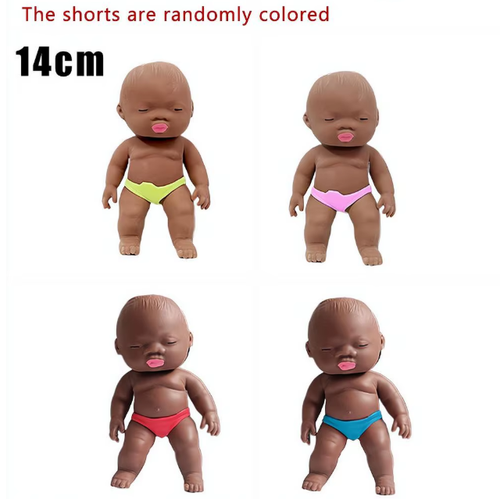 Natasha Black Dolls Squeezeable Toys Relieve Stress Used For Dollhouse Decoration DIY Doll Dressing Up For Adults And Children