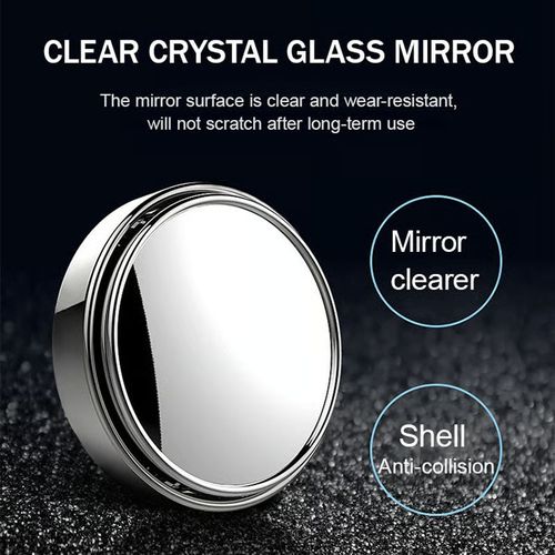 2 pcs 360 ° Rotatable Reversing Auxiliary Blind Spot Mirrors