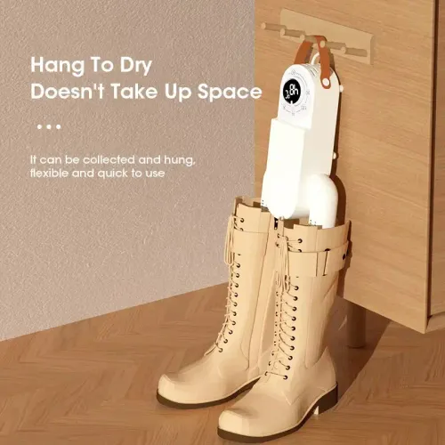 Gen Household Foldable Shoe Dryer with Timer - Intelligent Touchscreen Automatic Hot Air Deodorizing & Drying Machine