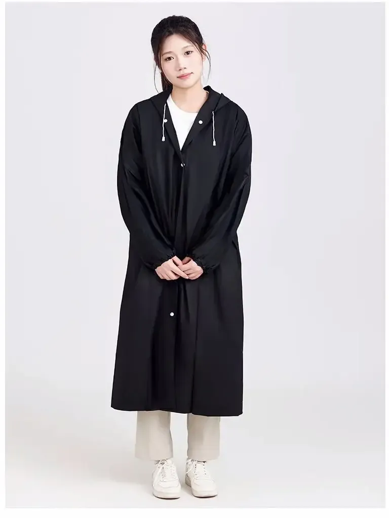 EVA Outdoor Non-Disposable Integrated Raincoat, Portable and Thickened Raincoat, Team Building, Concert and Travel