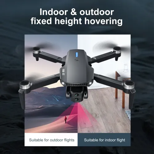 12.5cm large screen WIFI FPV drone, equipped with 8K high-definition camera, foldable quadcopter, aerial photography, live streaming, gift travel