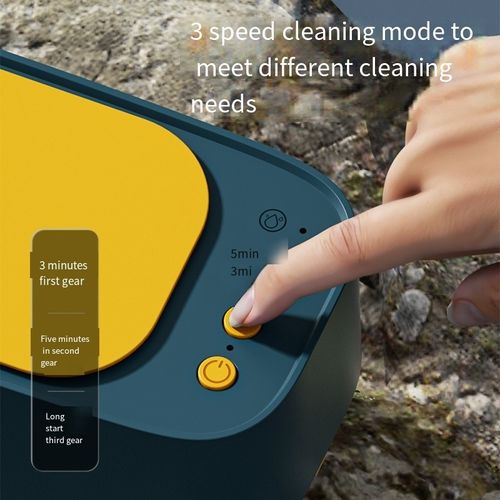 Ultrasonic cleaning machine contact lens cleaning box household timer jewelry watch toothbrush high frequency vibration