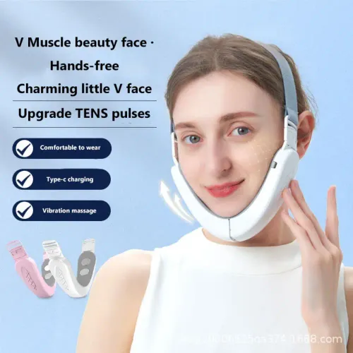 V-shaped face lifting device