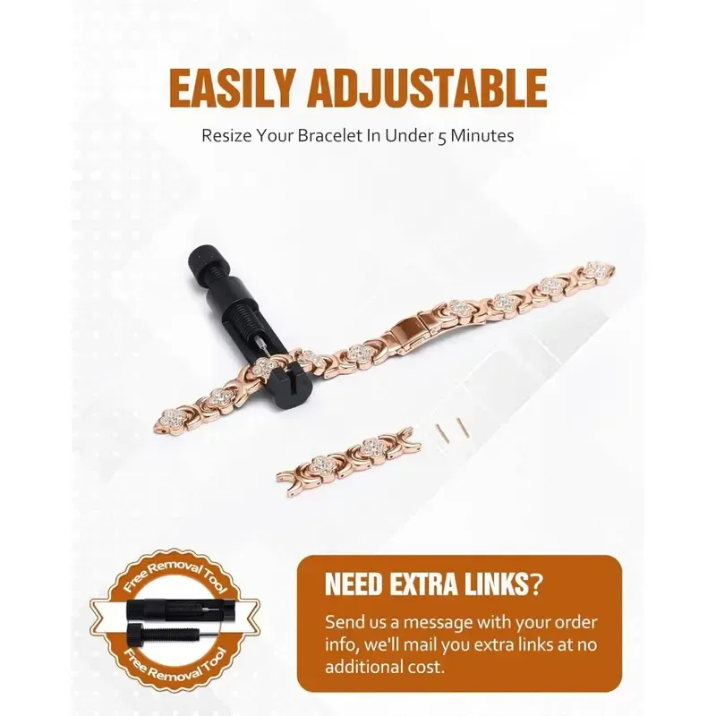 Pure Copper Magnetic Bracelet for Women – Stylish and Comfortable, Cash on Delivery