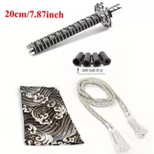 Universal Dust Cover Shift Knob Collars With Adapters With 150mm200MM JDM Katana Samurai Sword Shift Knob Shifter car gear lever