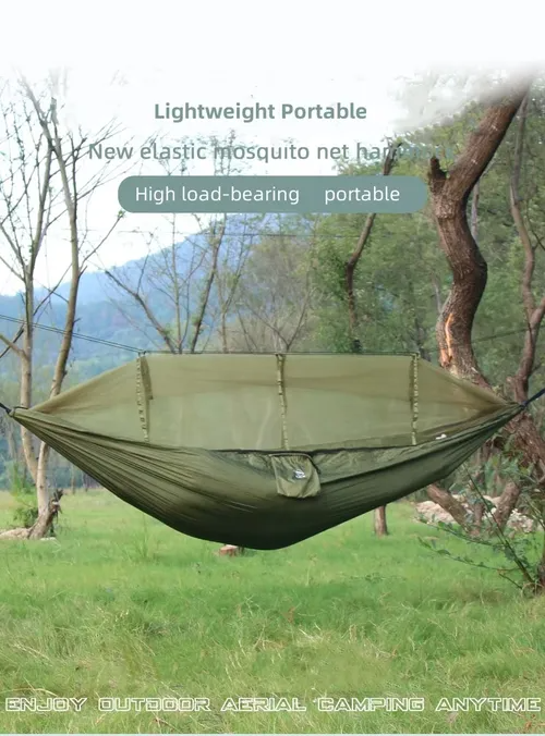 Enjoy bug-free relaxation with our Mosquito-Proof Hammock! （ Delivery in 3 days ）