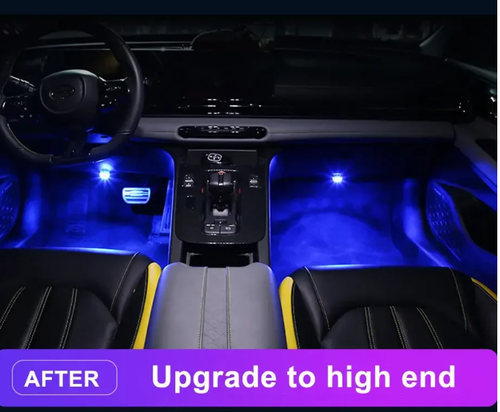 pcs Wireless LED Strobe Lights Car Decor Atmosphere Light, 8 Colors Rechargeable Led Lights Anti-Collision LED Warning Light