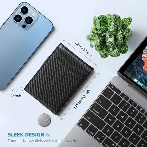 Theft Leather Wallet for Business Men