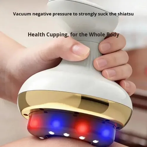 Negative pressure vacuum fat removal device, cupping therapy tool, red light therapy massager