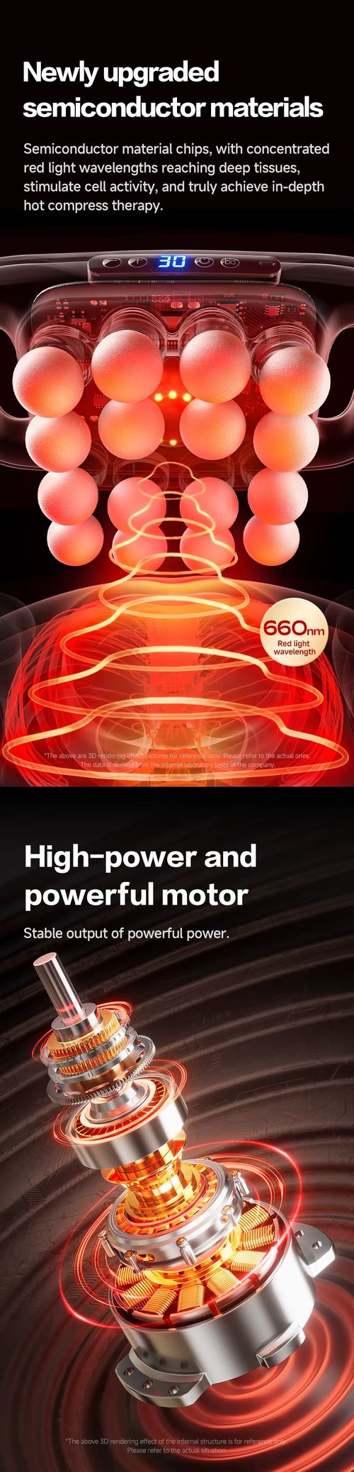 Intelligent multi-head massager